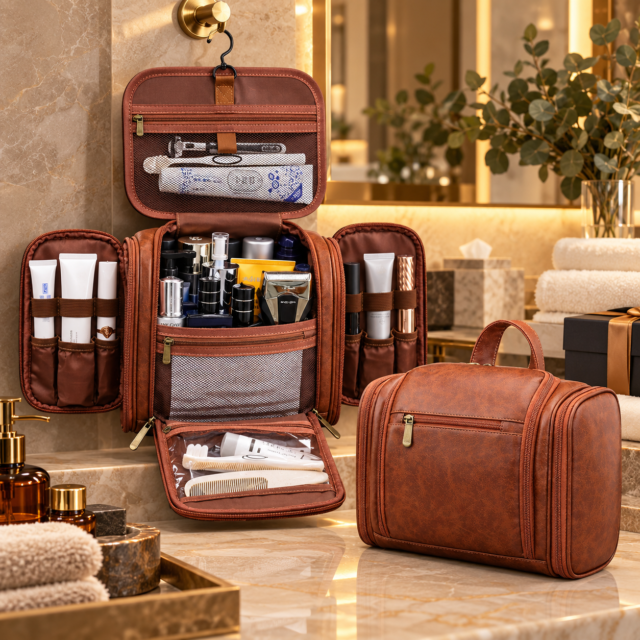 The Explorer 4-in-1 Hanging Toiletry Organizer