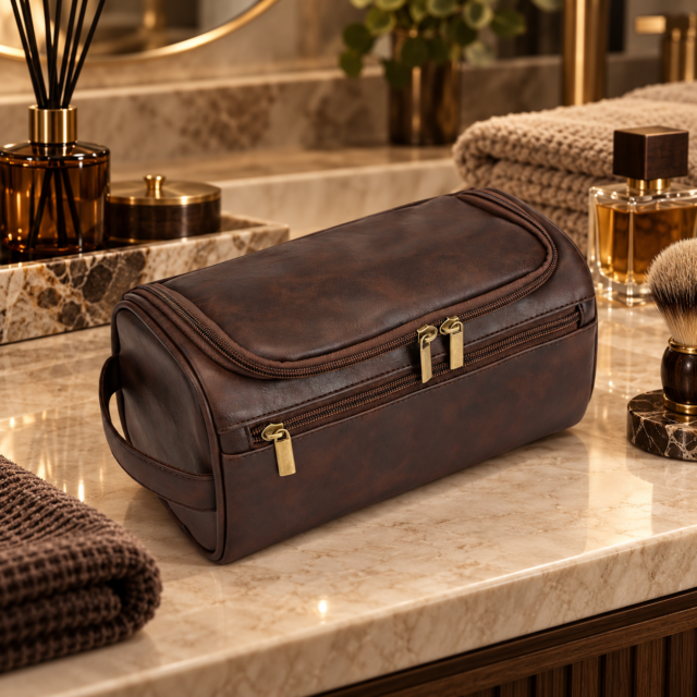 The Atlas Large Capacity Travel Toiletry Bag